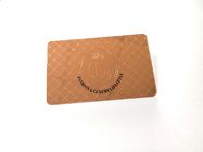 O cartão de sócio de cobre do negócio de 0.5mm Shinny geado